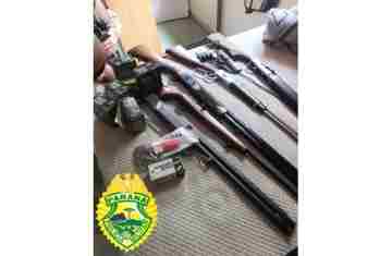 Três Barras – Armas são apreendidas no interior do município 